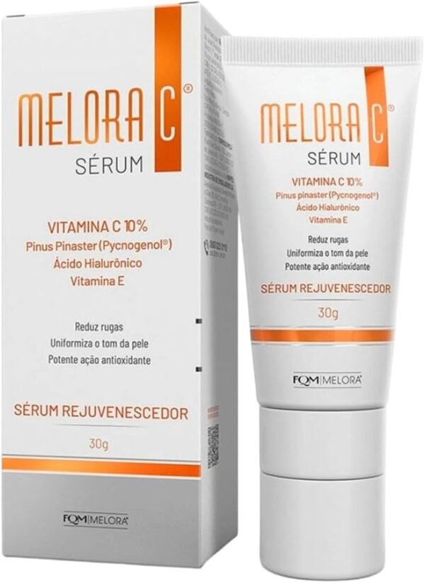 Sérum Facial Rejuvenescedor Melora C Vitamina C 10% 30g
