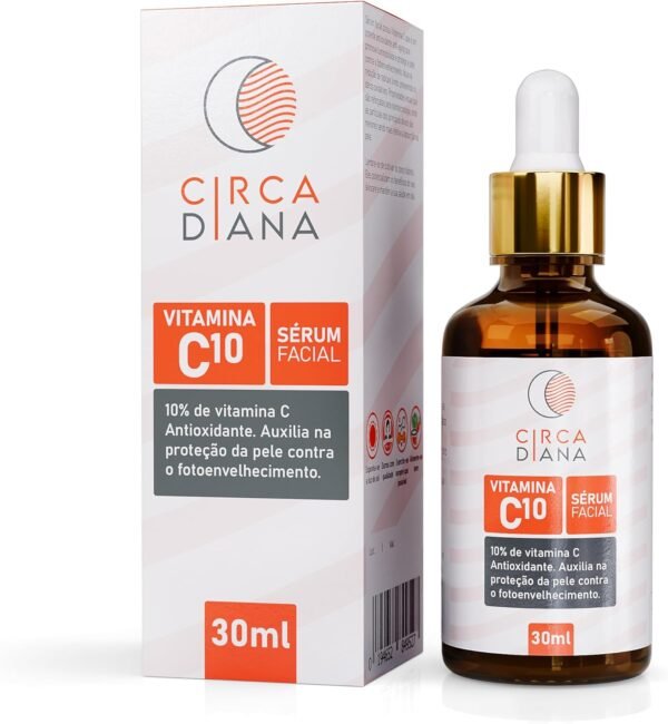 Sérum Facial Vitamina C10%, Antioxidante, Circadiana