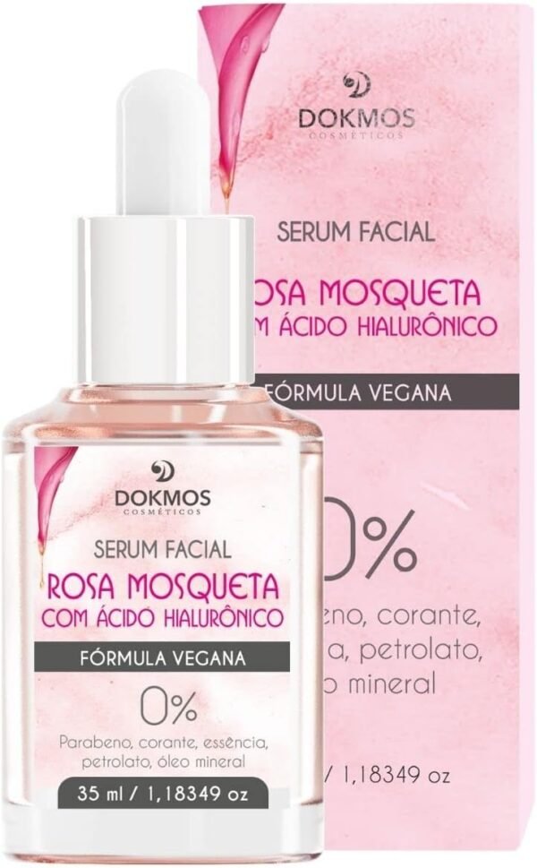 Serum Facil Rosa Mosqueta Com Acido Hialuronico Dokmos
