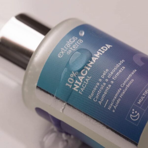 Sérum Niacinamida 10% - Tratamento Noturno Intenso Uniformiza Tom, Controla Oleosidade, Reduz Acne e Clareia Marcas - Com Ácido Hialurônico e Colágeno Vegetal - Para Todos os Tipos de Pele gen - Imagem 2