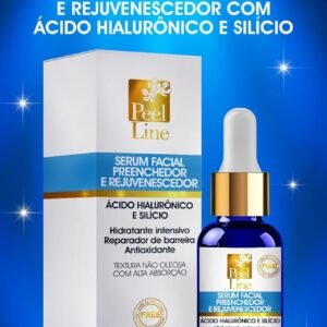 Serum Preenchedor rejuvenescedor microagulhamento Acido Hialuronico Peel Line