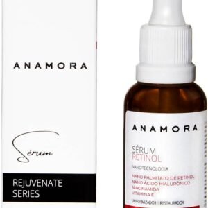 Sérum Retinol Anti Rugas. Previne Flacidez e linhas de expressão. Contém Ácido Hialurônico e Niacinamida.