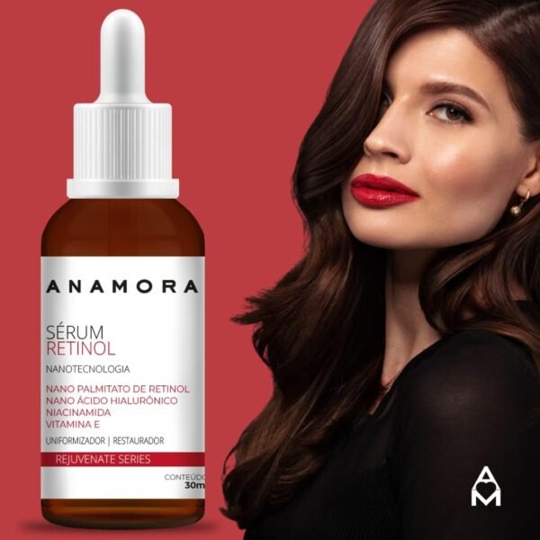 Sérum Retinol Anti Rugas. Previne Flacidez e linhas de expressão. Contém Ácido Hialurônico e Niacinamida. - Imagem 2