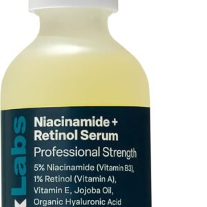Sérum de Niacinamida (Vitamina B3) + Retinol - Anti-Idade e Antirrugas Facial - 60ml