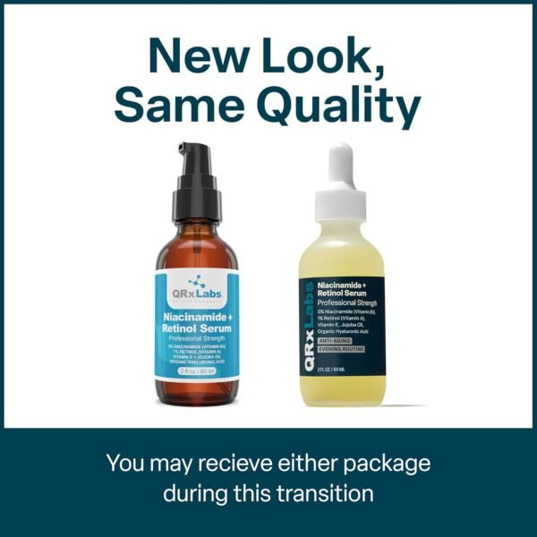 Sérum de Niacinamida (Vitamina B3) + Retinol - Anti-Idade e Antirrugas Facial - 60ml - Imagem 2