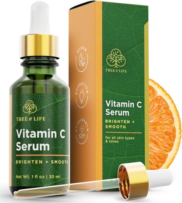 Sérum de Vitamina C Facial Anti-Envelhecimento