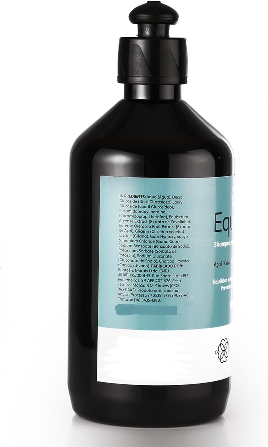 Shampoo Anticaspa Com Carvão Ativado e Extratos Vegetais Sem Perfume Natural Vegano 500 ml 2 Shampoo Anticaspa Com Carvão Ativado e Extratos Vegetais Sem Perfume Natural Vegano 500 ml - Imagem 2