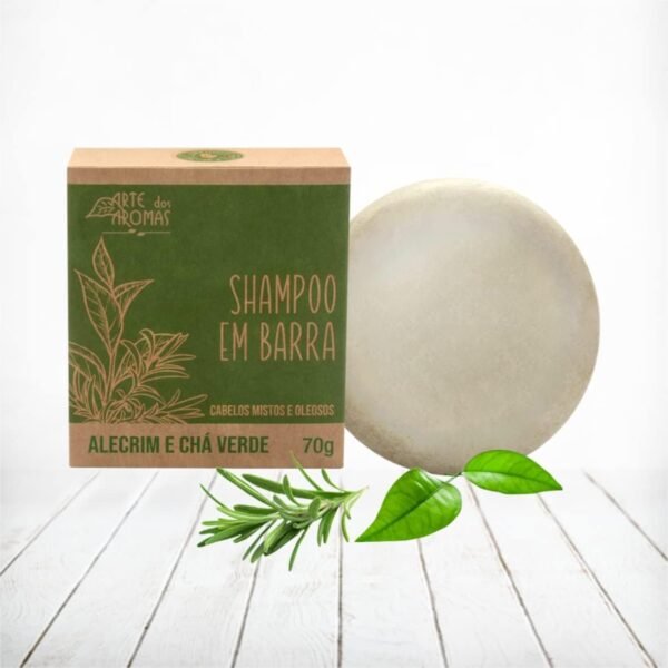 Shampoo Barra Sólido Alecrim Arte dos Aromas 70g