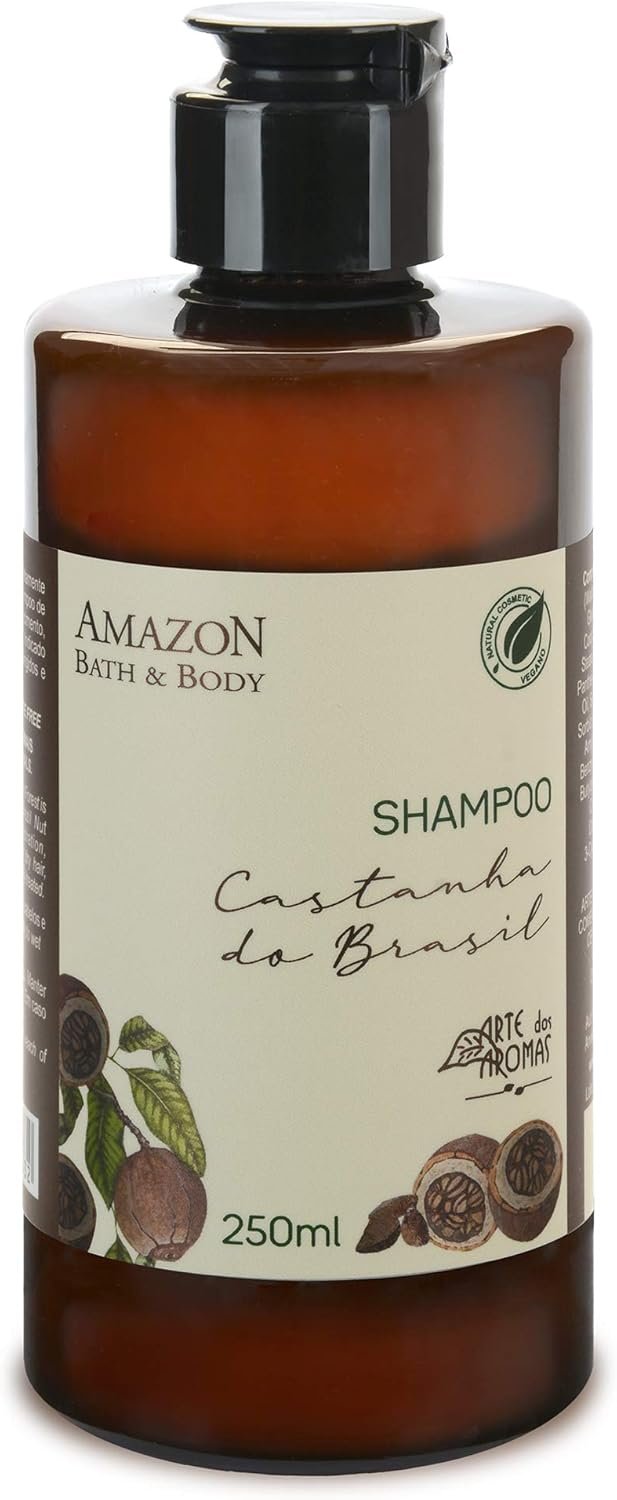 Shampoo Castanha Natural Vegano Arte dos Aromas 250ml 1 Shampoo Castanha Natural Vegano Arte dos Aromas 250ml