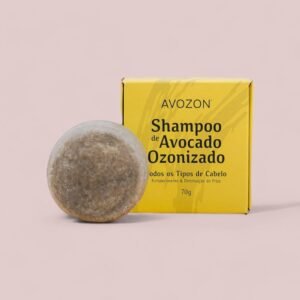 Shampoo Em Barra 70g Avocado Abacate Ozonizado Hidrata Avozon