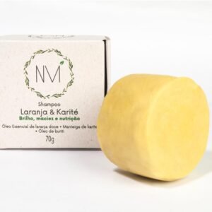 Shampoo sólido Laranja e karité