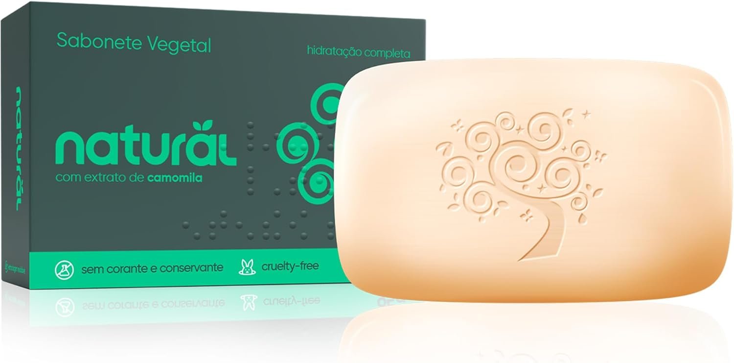 Suavetex Sabonete Naturais Com Extrato De Camomila 80G 1 Suavetex Sabonete Naturais Com Extrato De Camomila 80G