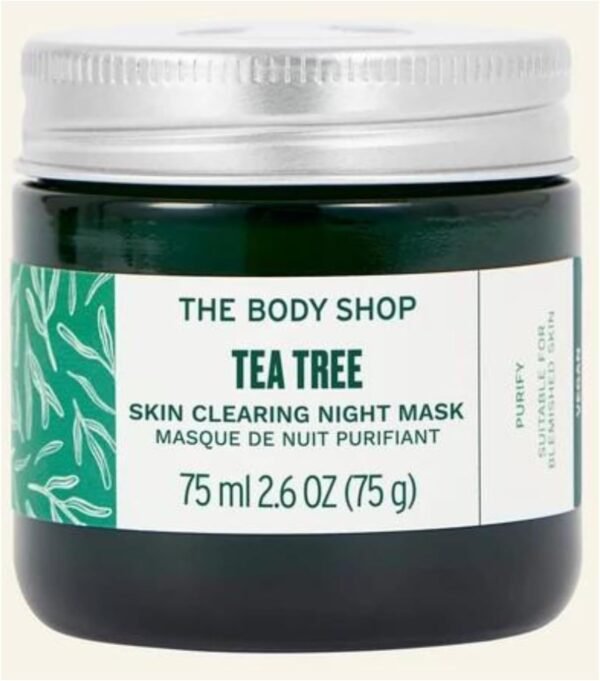 The Body Shop- Máscara noturna Tea Tree para aparecia mais clara