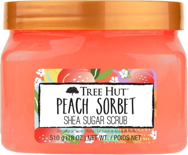 Tree Hut Shea Sugar Scrub Esfoliante Corporal - Peach Sorbet 510g