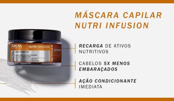 Truss Máscara Capilar Nutri Infusion | Hidratação e Nutrição Profunda | 180g - Imagem 2