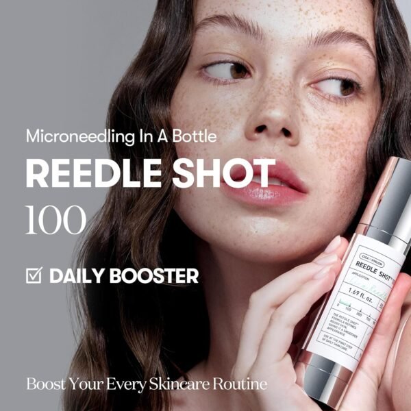 VT COSMETICS Cica Reedle Shot 100, Sérum De Microagulhamento Spicule Para Cuidado Dos Poros E Esfoliação, Exossomo, Centella Asiática Para Pele De Vidro, Textura Da Pele, Intensificador Líquido Cor - Imagem 2