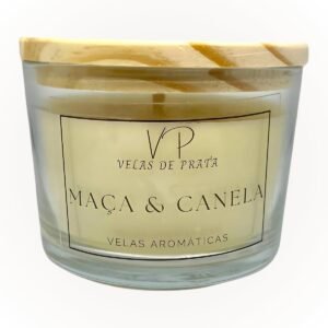 Vela Aromática Artesanal, 9 Fragrâncias Disponíveis, Baunilha, Capim Limão, Lavanda, Bamboo, Alecrim (Maça e Canela)
