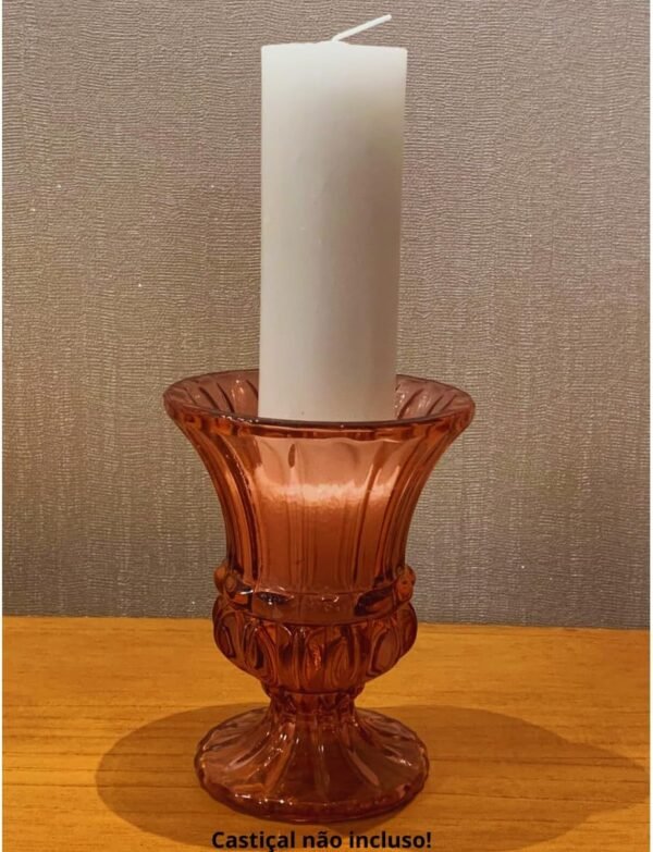 Vela De Altar 15 Cm De Altura E 5 Cm De Diâmetro, Branca. Do Advento, Com 260 Gramas E Revestida Com Celofane Premium. Produzida Com Parafina 100% Nacional, Pura. Marca Velas Estrela. - Imagem 2