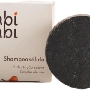 Wabi Sabi Shampoo em Barra Hidratação Suave para Cabelos Oleosos 70g