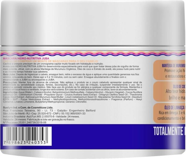 Widicare Juba Máscara Hidro-Nutritiva - Widi Care Widi Care Branco Médio - Imagem 2