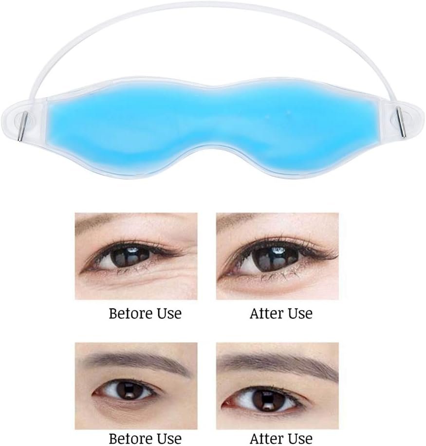 Wosune Máscara Tapa-Olhos Reutilizável de Gel Refrescante para Gelo, Alivia Linhas Finas dos Olhos, Reduz Olheiras Inchadas, Máscara para Dormir 2 Wosune Máscara Tapa-Olhos Reutilizável de Gel Refrescante para Gelo, Alivia Linhas Finas dos Olhos, Reduz Olheiras Inchadas, Máscara para Dormir - Imagem 2