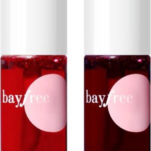 bayfree Lip Tint Stain Set, Korean Water Tint Lightweight Non-sticky, Waterproof Long Lasting Liquid Blush & Lip Stain, Transfer-Proof, Matte Finish Lip Color Makeup