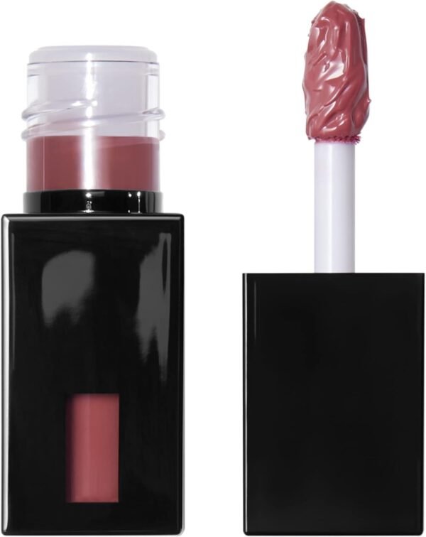 e.l.f. Mancha labial brilhante, longa duração, leve para um toque de cor transparente e acabamento brilhante sutil, vegano e livre de crueldade, malva poderoso