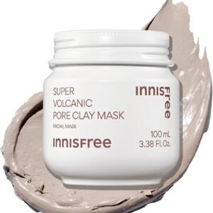innisfree Máscara de argila supervulcânica para limpeza de poros tratamento facial