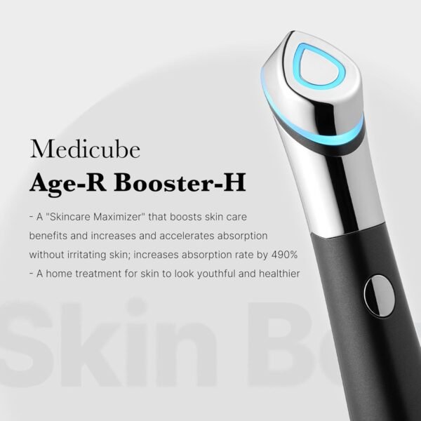 medicube Booster H - Ferramenta coreana de cuidados com a pele - Booster de brilho facial para maximizar e aumentar a absorção de cuidados com a pele - sem agulha - Imagem 2